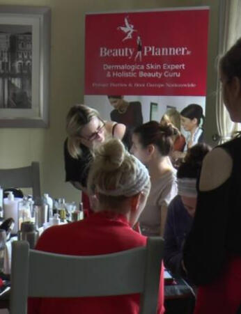 BeautyPlanner.ie business card - Contact Teresa 086 8212112